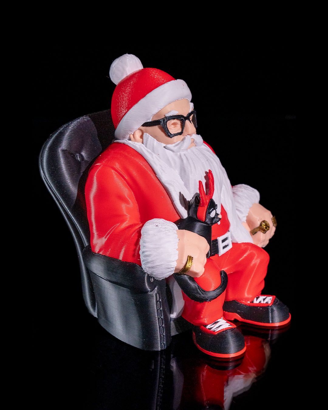 Santa Crew Figurines