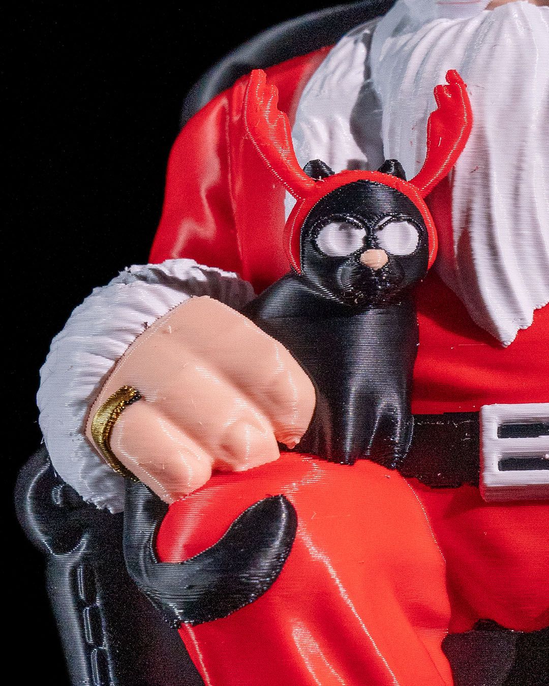 Santa Crew Figurines