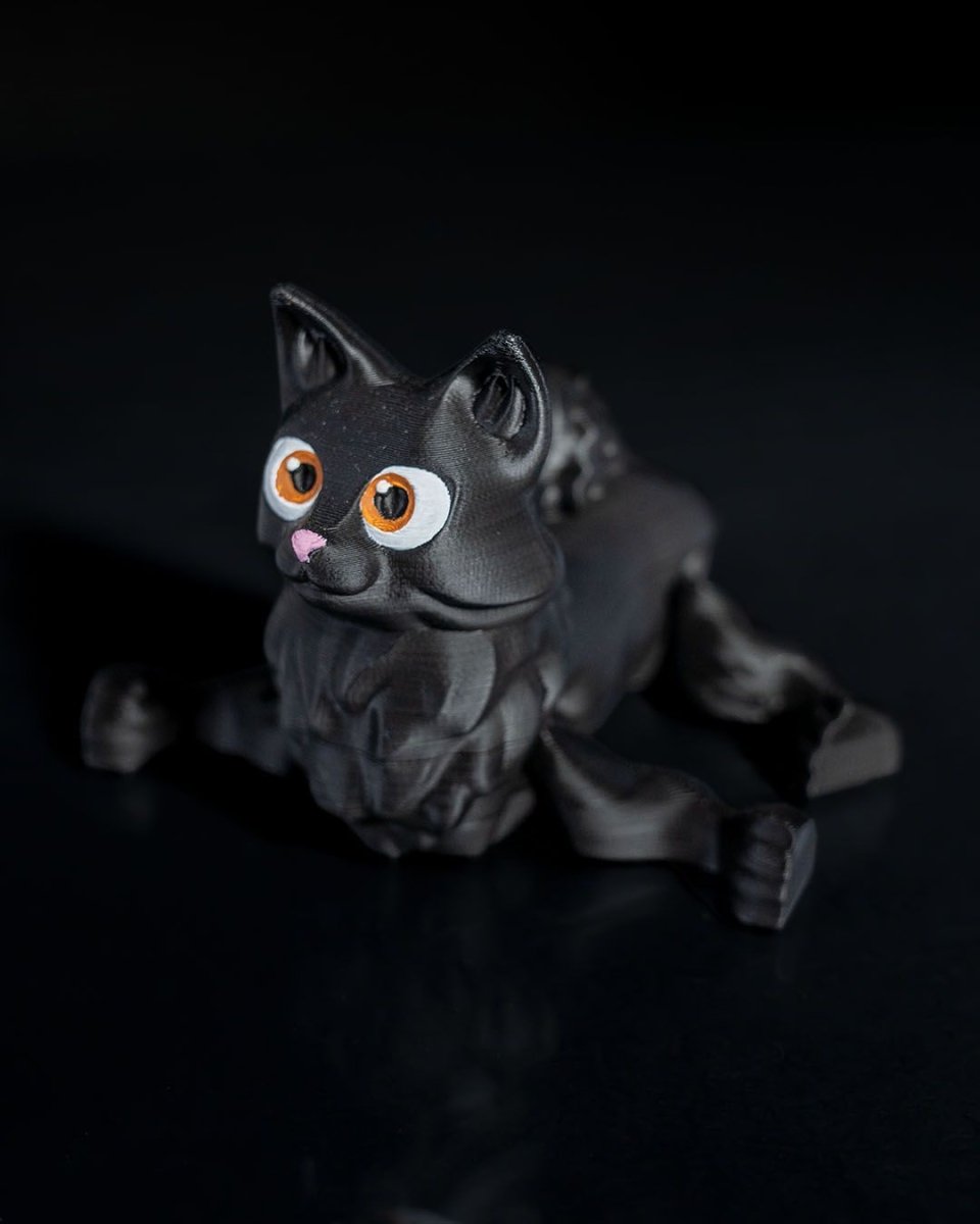 Articulated Fluffy Kitten - The Phynagrin Show
