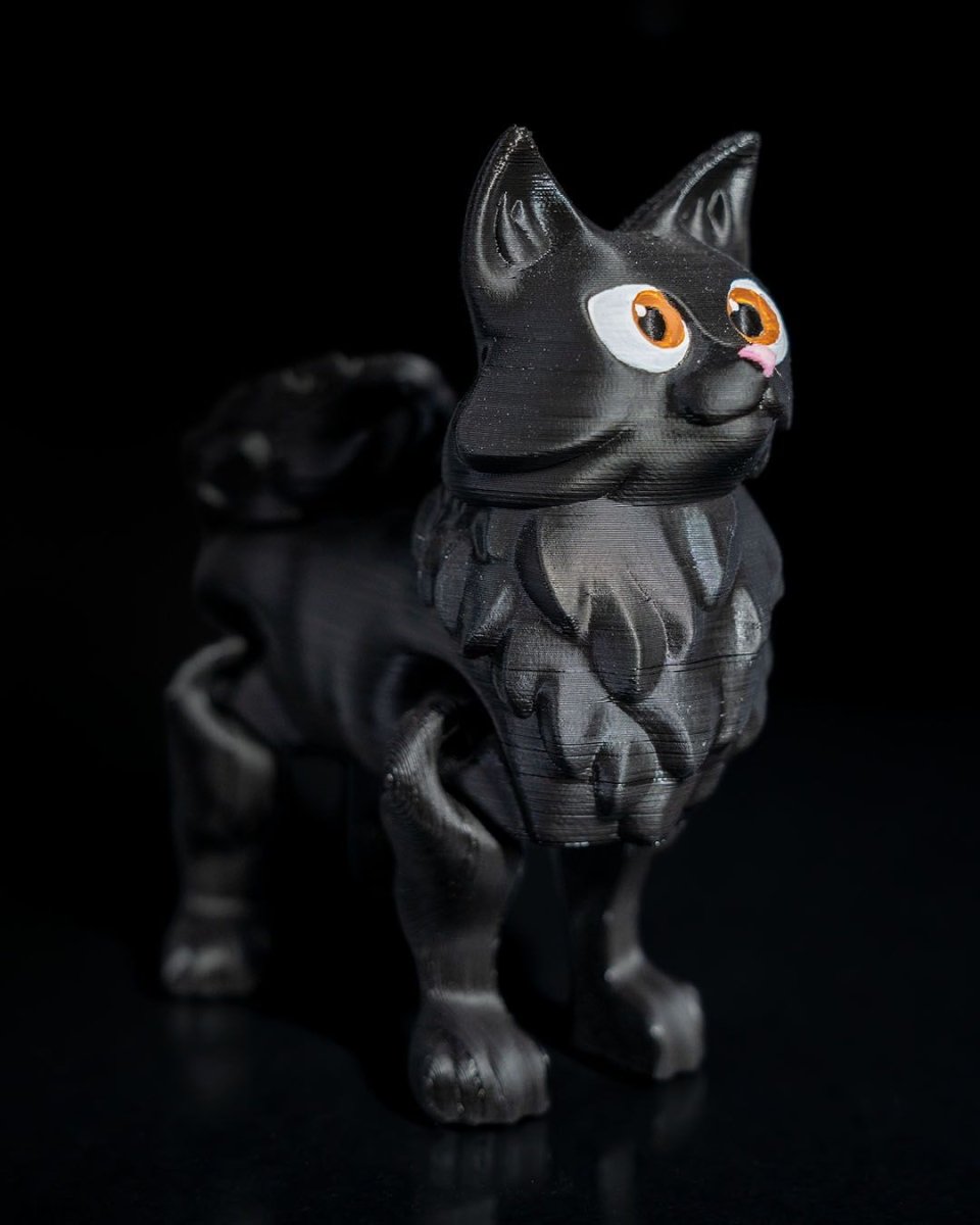 Articulated Fluffy Kitten - The Phynagrin Show