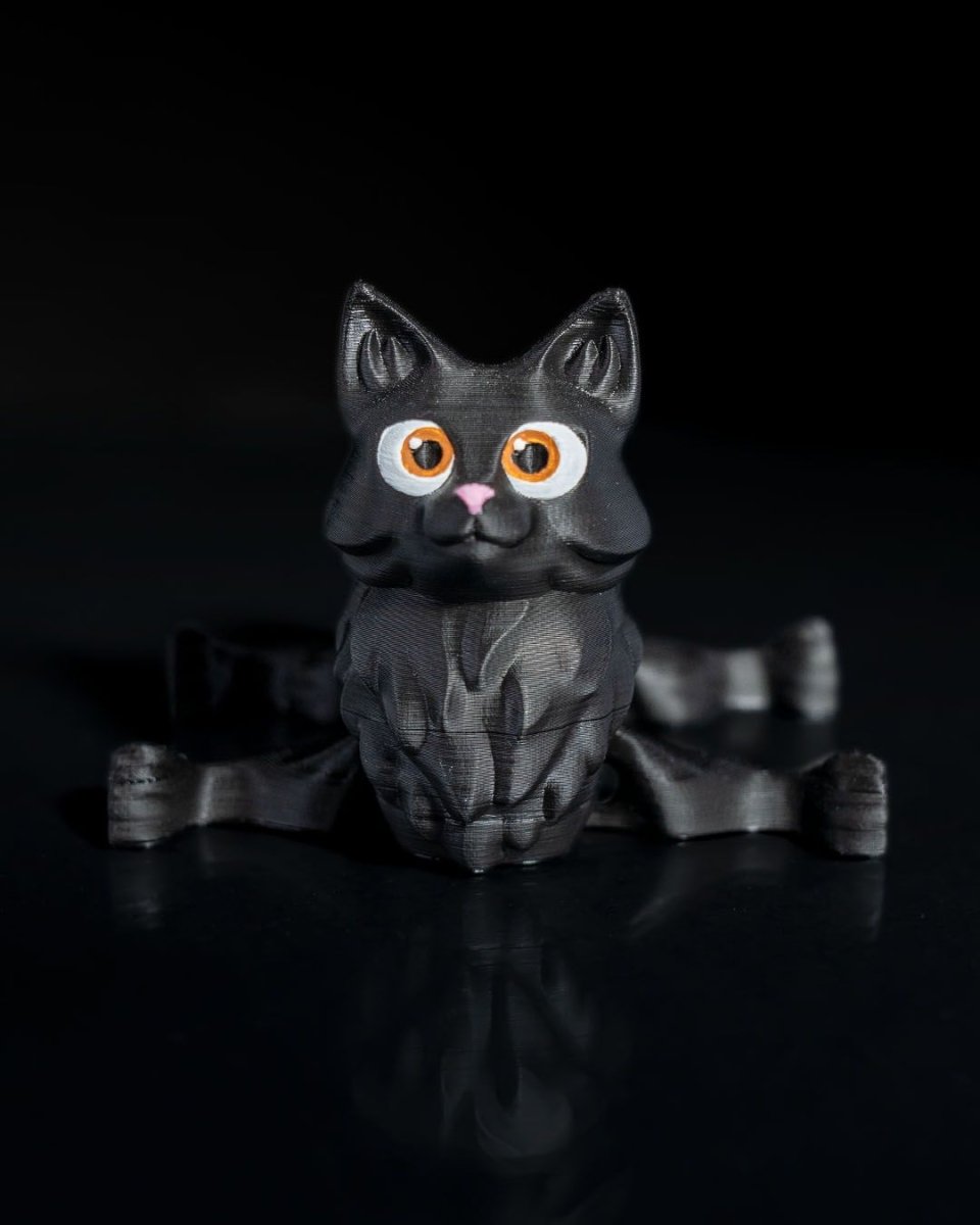 Articulated Fluffy Kitten - The Phynagrin Show