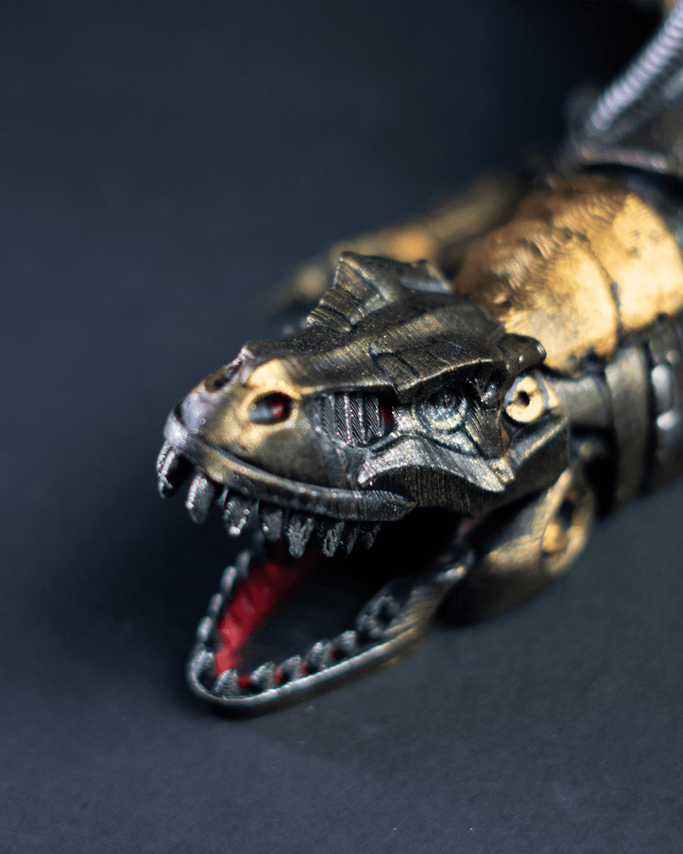 Articulated Steampunk T - Rex - The Phynagrin Show