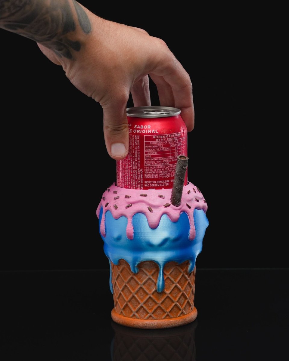 Ice Cream Can Holder - The Phynagrin Show