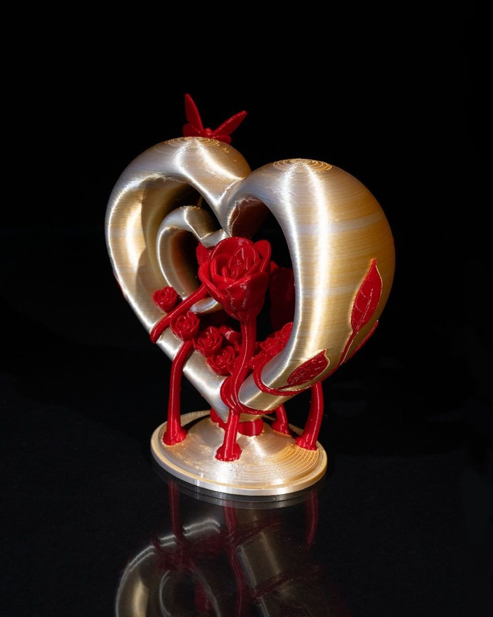 Koza Heart and Roses Ornament - The Phynagrin Show