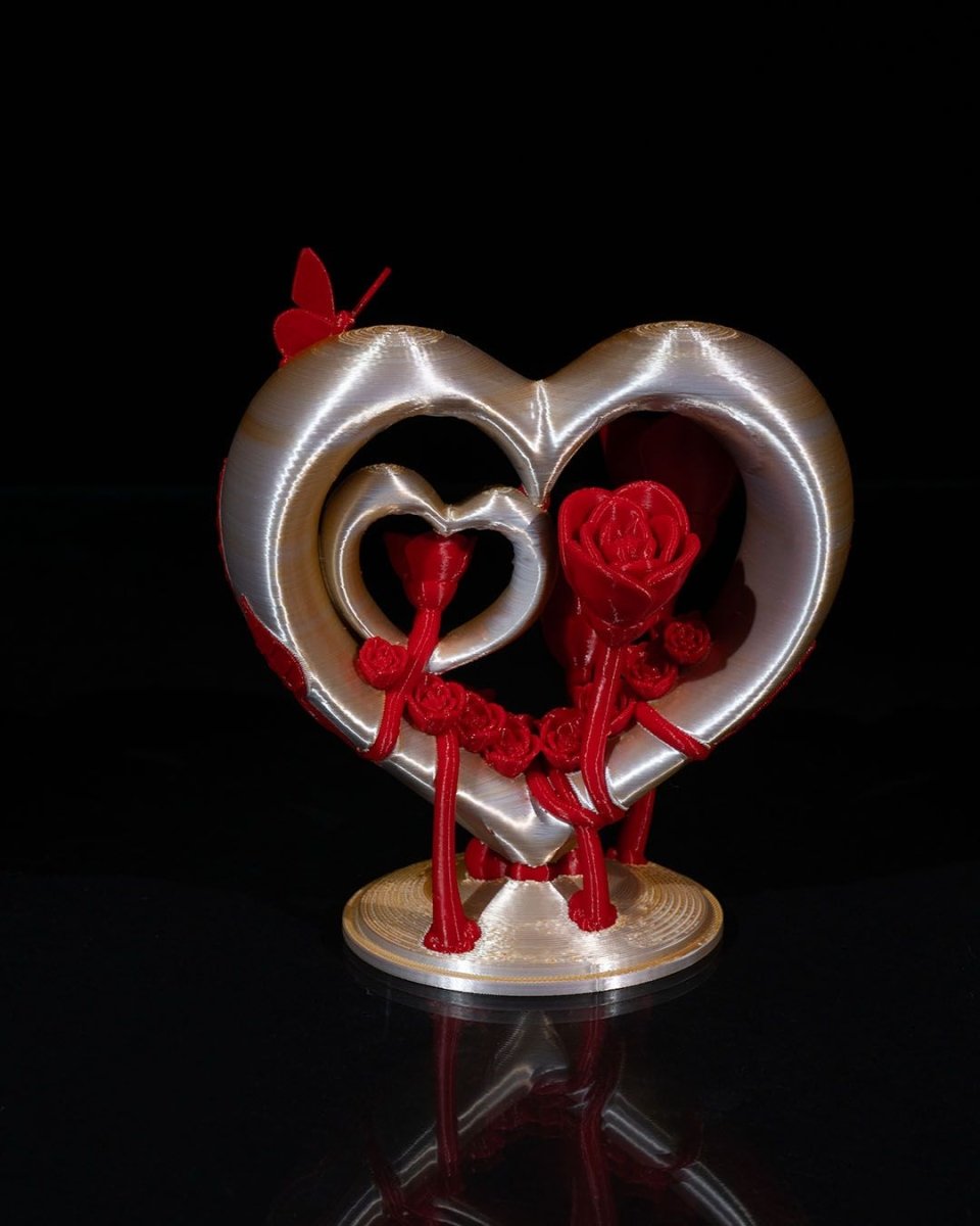 Koza Heart and Roses Ornament - The Phynagrin Show