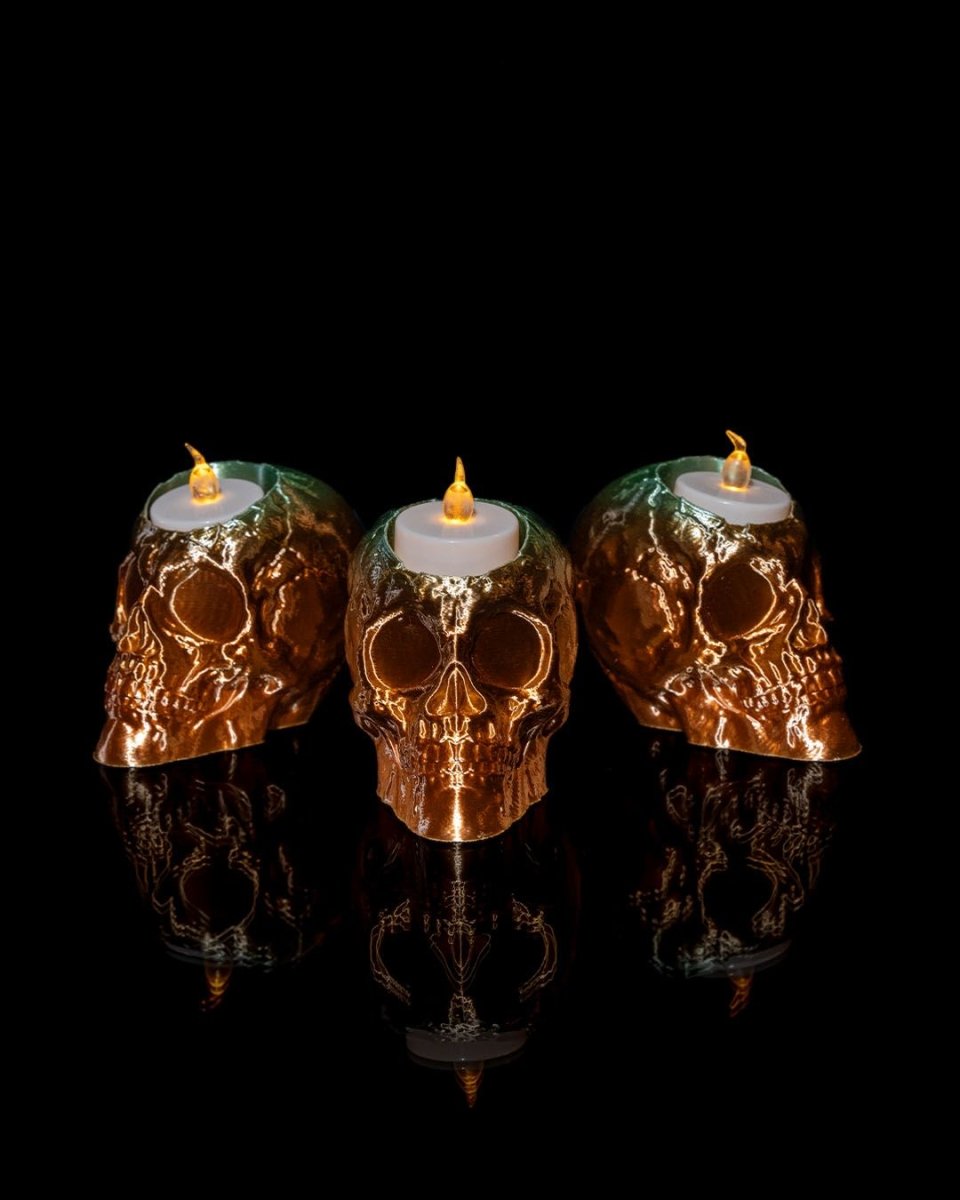 Skull Scent Candle Holder and Mold - The Phynagrin Show