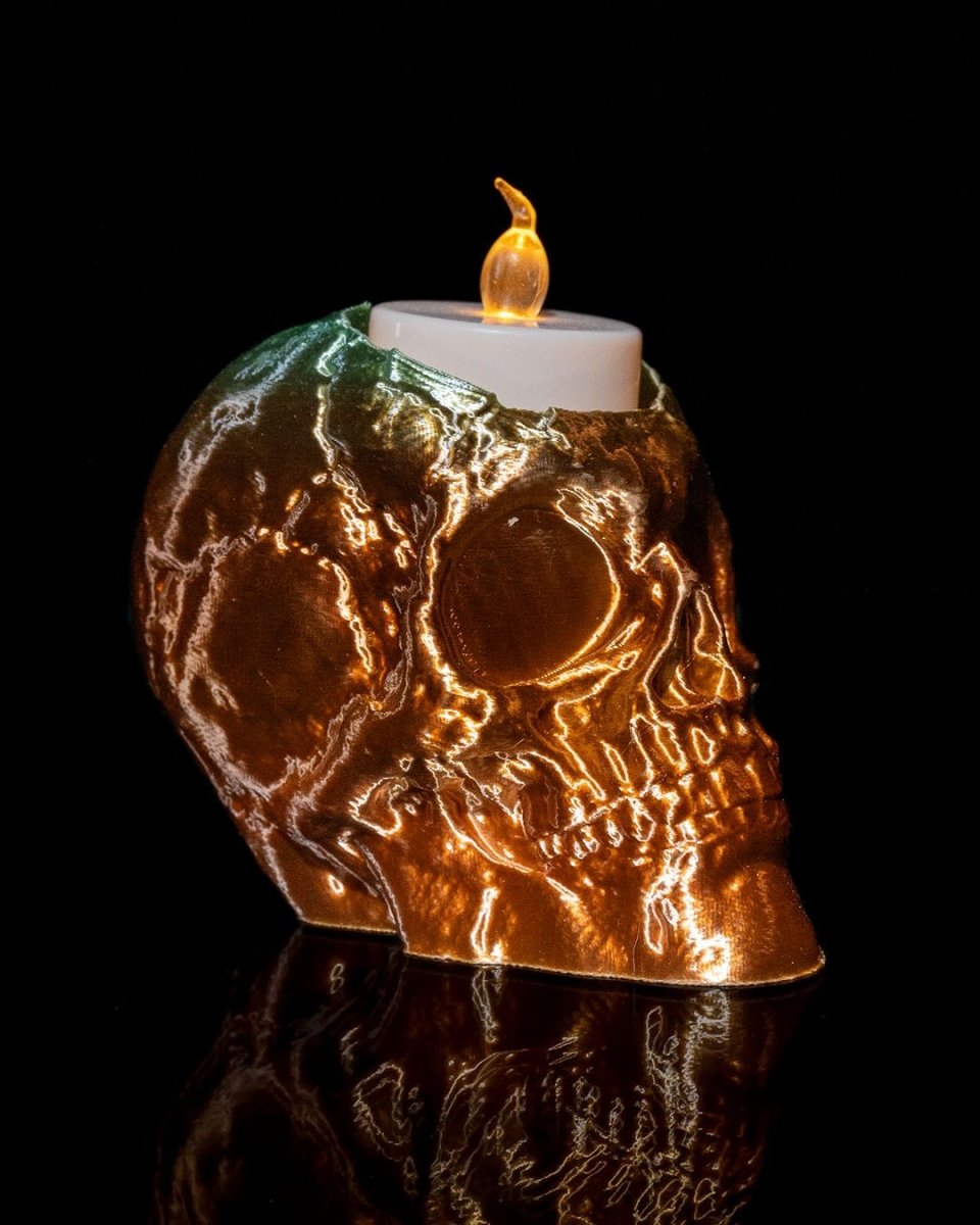 Skull Scent Candle Holder and Mold - The Phynagrin Show