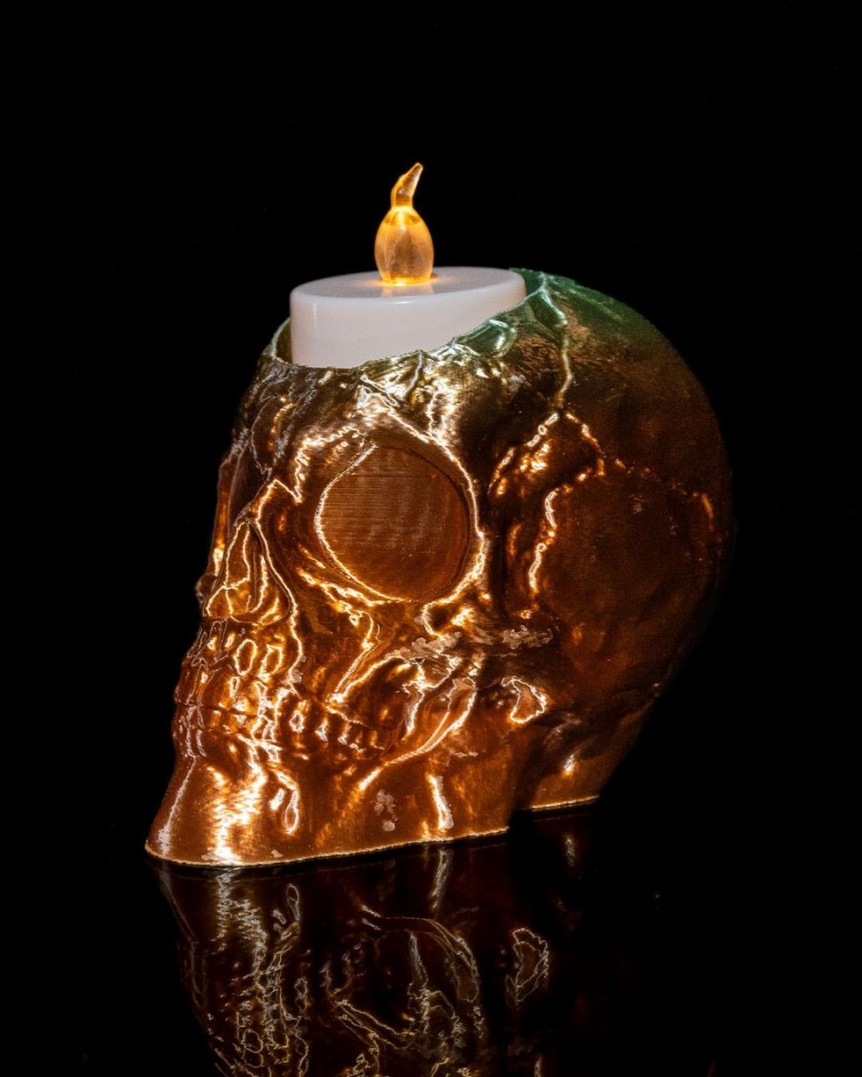 Skull Scent Candle Holder and Mold - The Phynagrin Show