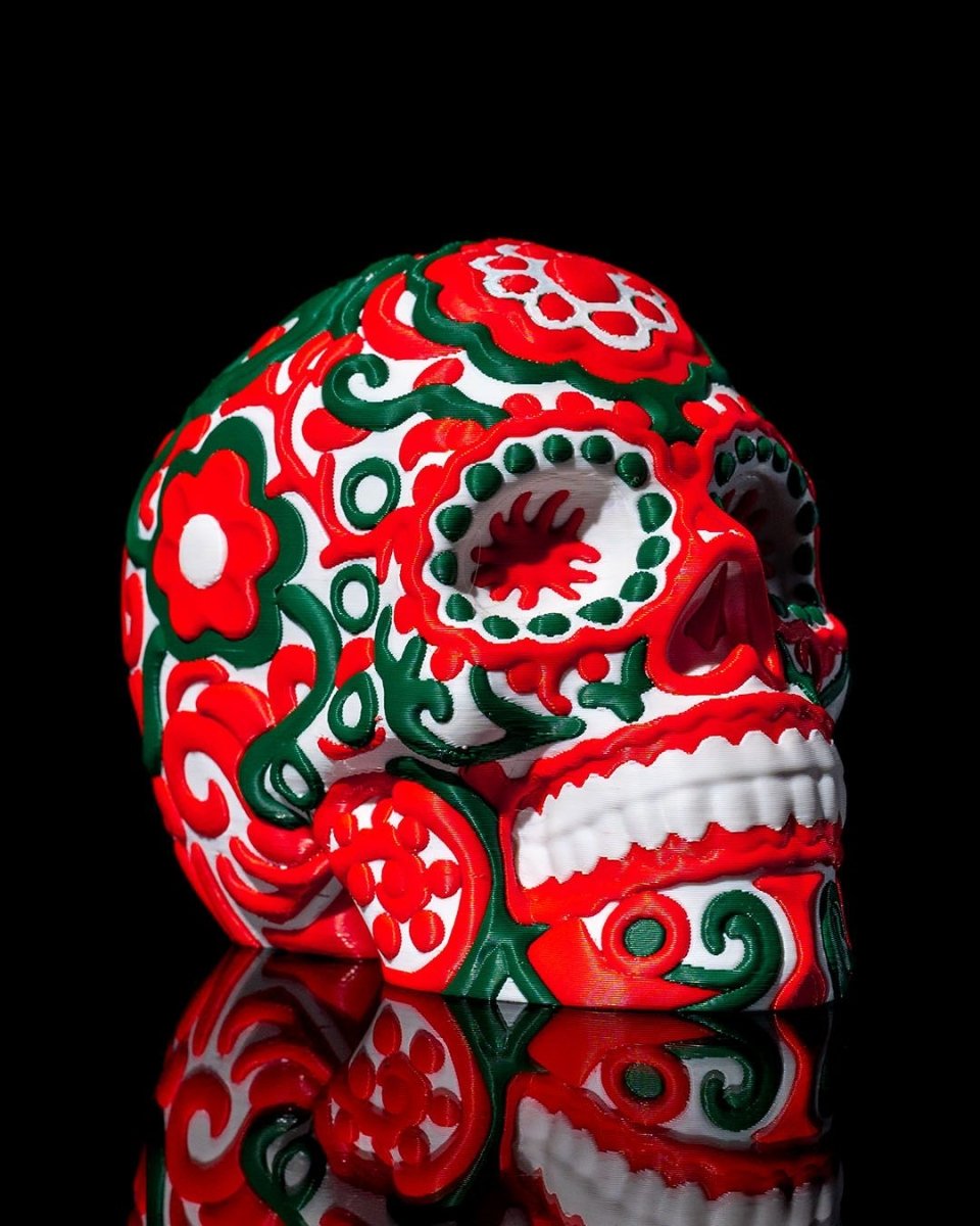 Sugar Skull Statue - The Phynagrin Show