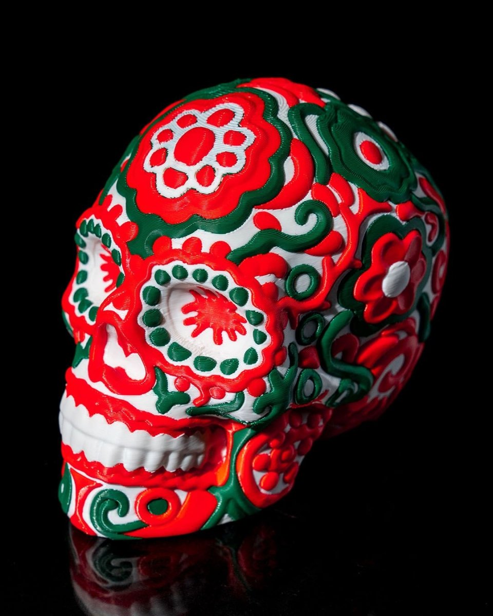 Sugar Skull Statue - The Phynagrin Show
