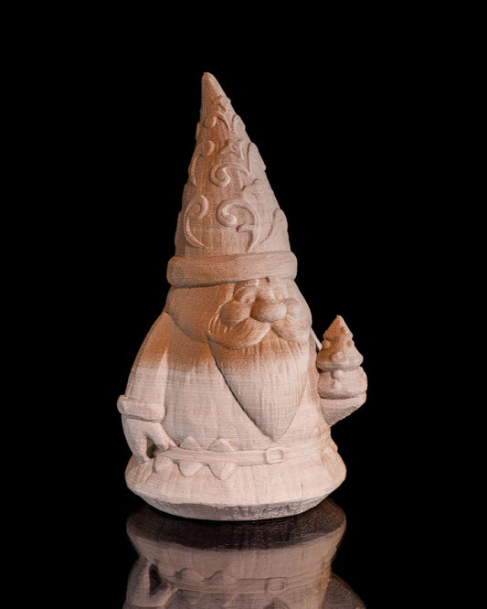 "Hand Carved" Santa Statuette
