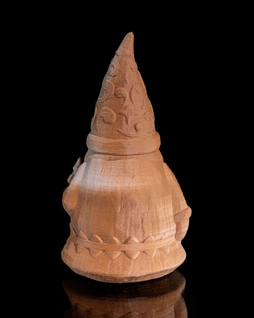 "Hand Carved" Santa Statuette