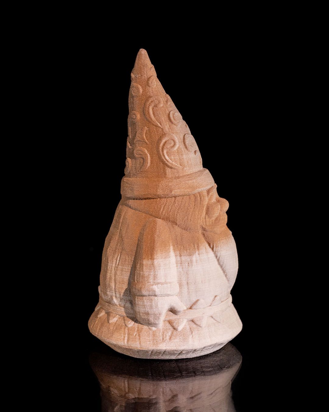 "Hand Carved" Santa Statuette
