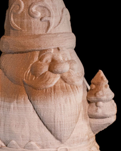 "Hand Carved" Santa Statuette