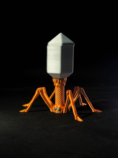 Articulated Bacteriophage Candy Dispenser - The Phynagrin Show