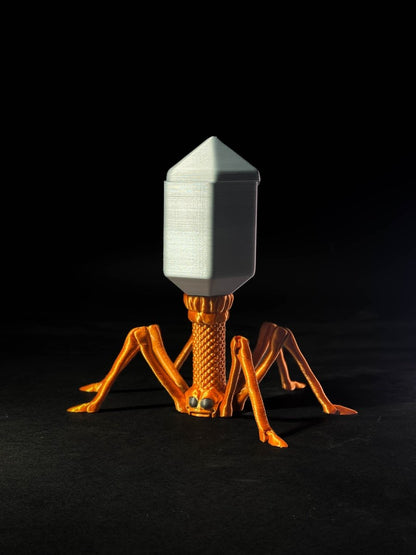 Articulated Bacteriophage Candy Dispenser - The Phynagrin Show