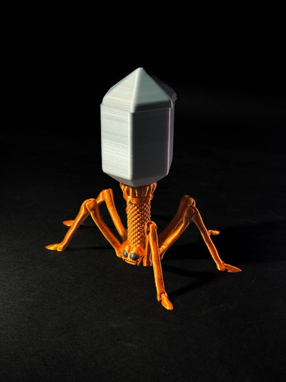 Articulated Bacteriophage Candy Dispenser - The Phynagrin Show