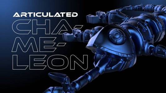 Articulated Mechanical Chameleon - The Phynagrin Show