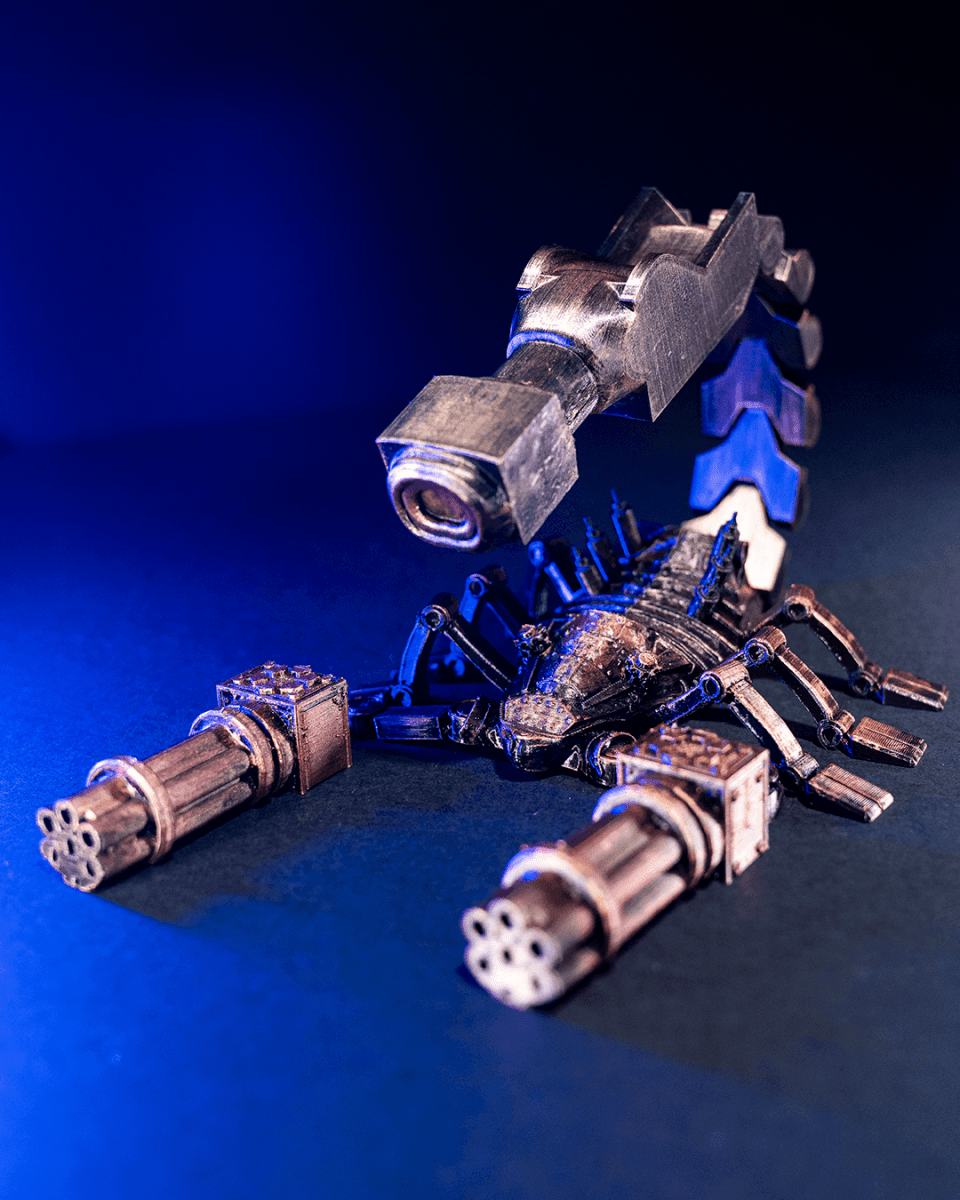 Articulated Steampunk Scorpion - The Phynagrin Show