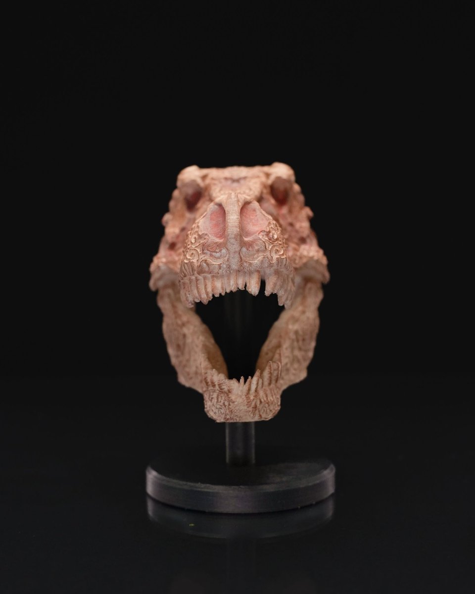 "Hand Carved" T - Rex Skull - The Phynagrin Show