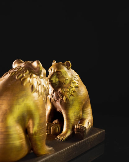 Mama Bear and Cub Statuette - The Phynagrin Show