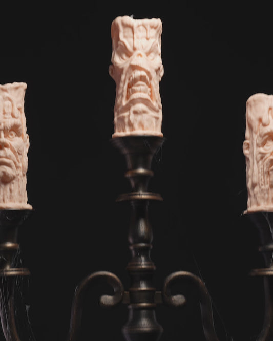 Soul-lit Candlestick Holder