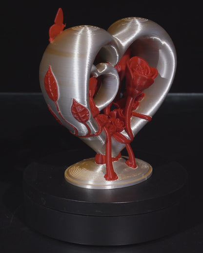 Koza Heart and Roses Ornament