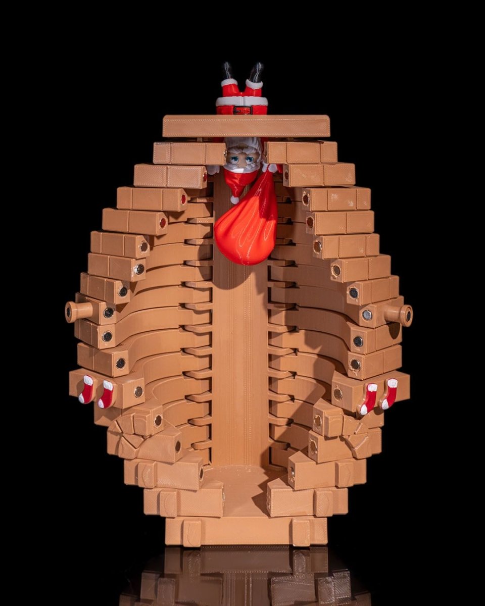 Secret Santa Chimney Container - The Phynagrin Show