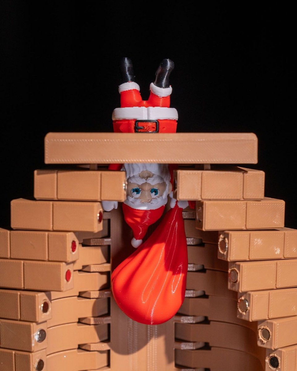 Secret Santa Chimney Container - The Phynagrin Show