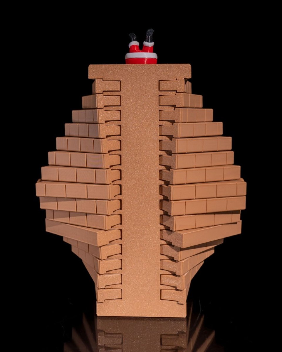 Secret Santa Chimney Container - The Phynagrin Show