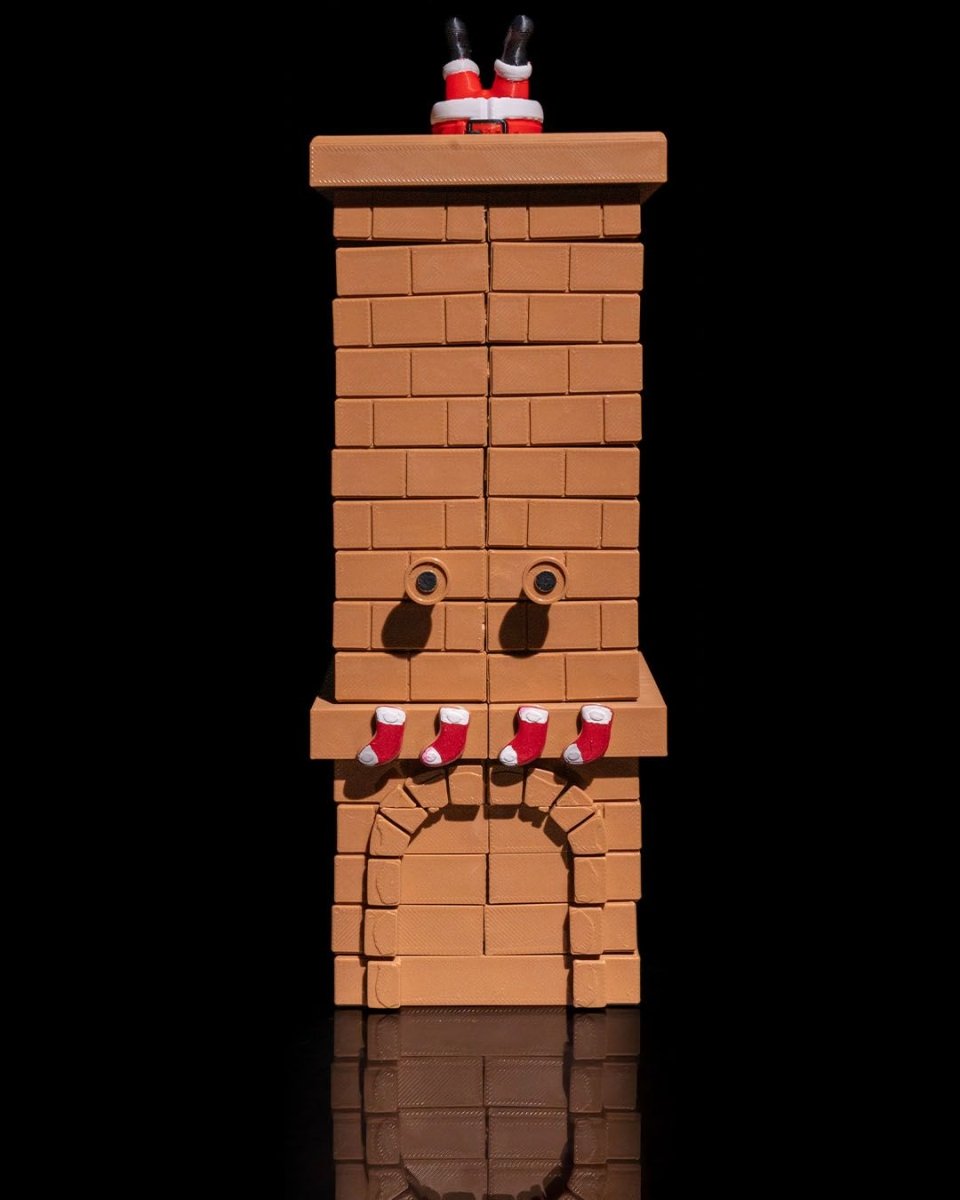 Secret Santa Chimney Container - The Phynagrin Show