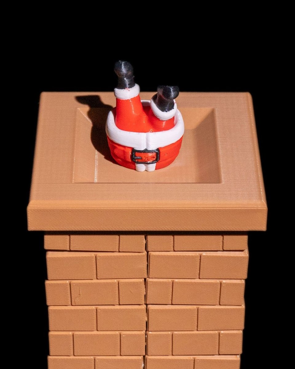 Secret Santa Chimney Container - The Phynagrin Show