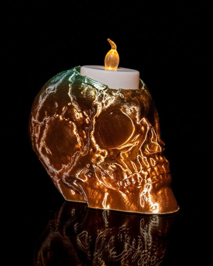 Skull Scent Candle Holder and Mold - The Phynagrin Show