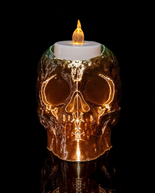 Skull Scent Candle Holder and Mold - The Phynagrin Show