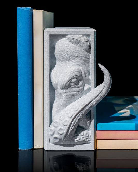 Wise Librarian Bookend - The Phynagrin Show