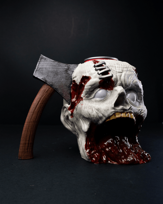 Zombie Head Can Holder - The Phynagrin Show
